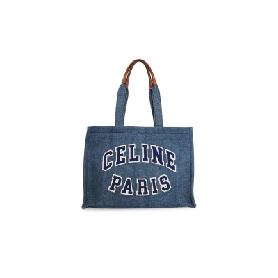 CELINE CABAS DENIM TOTE BAG (40*30*17cm)